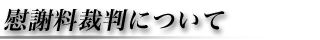 慰謝料 裁判